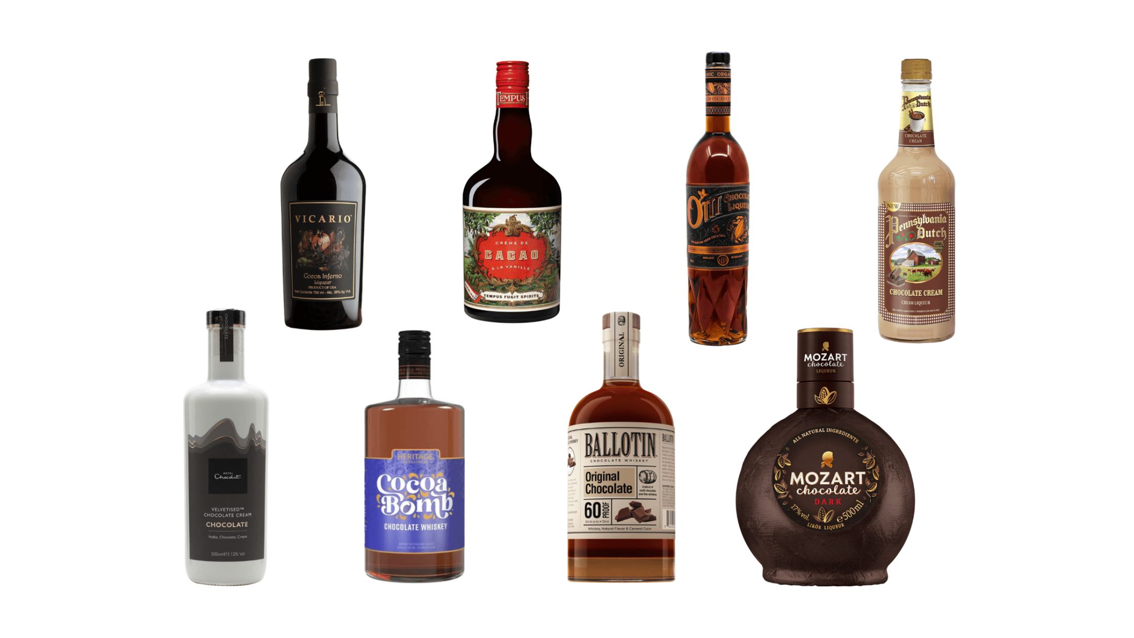 Chocolate & Cream Liqueurs